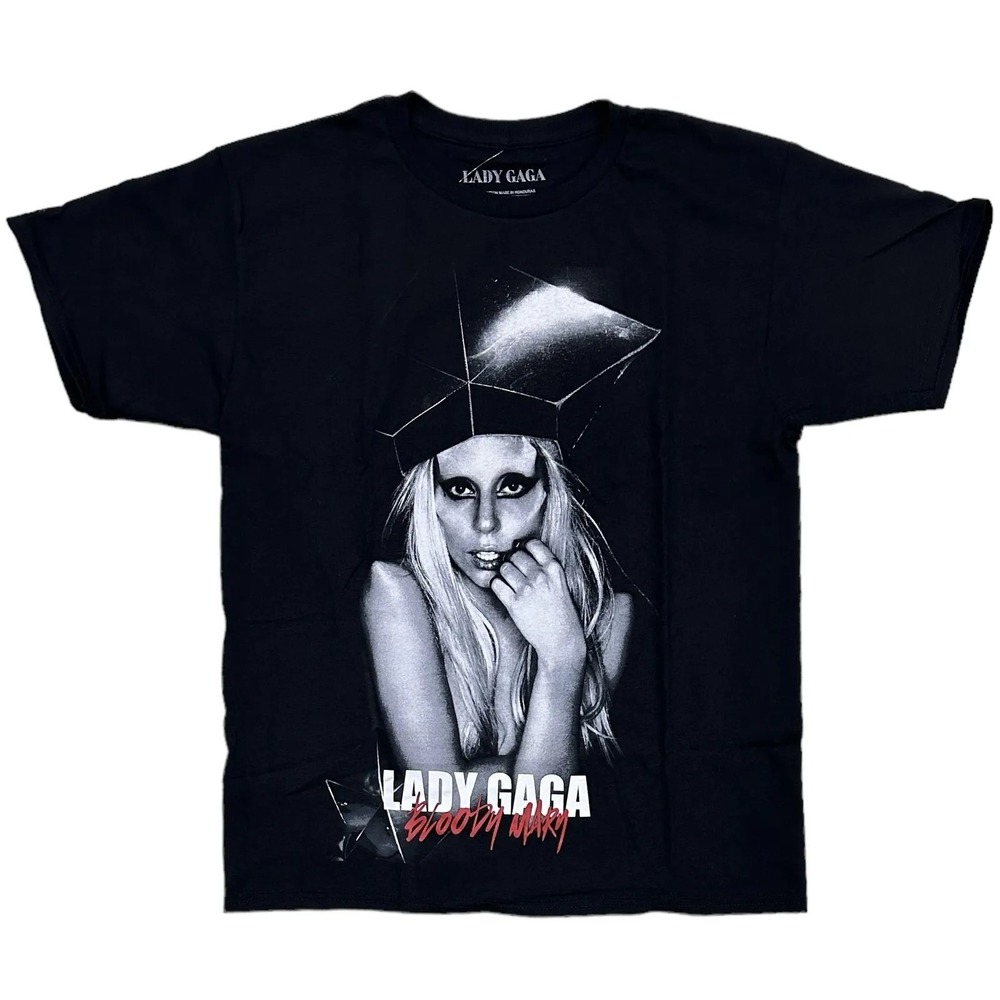Lady Gaga Merchandise Bloody Mary Song Portrait Print Tee